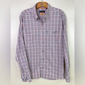 ORVIS Men’s Active Fit Long Sleeve Button Down Shirt Size Medium